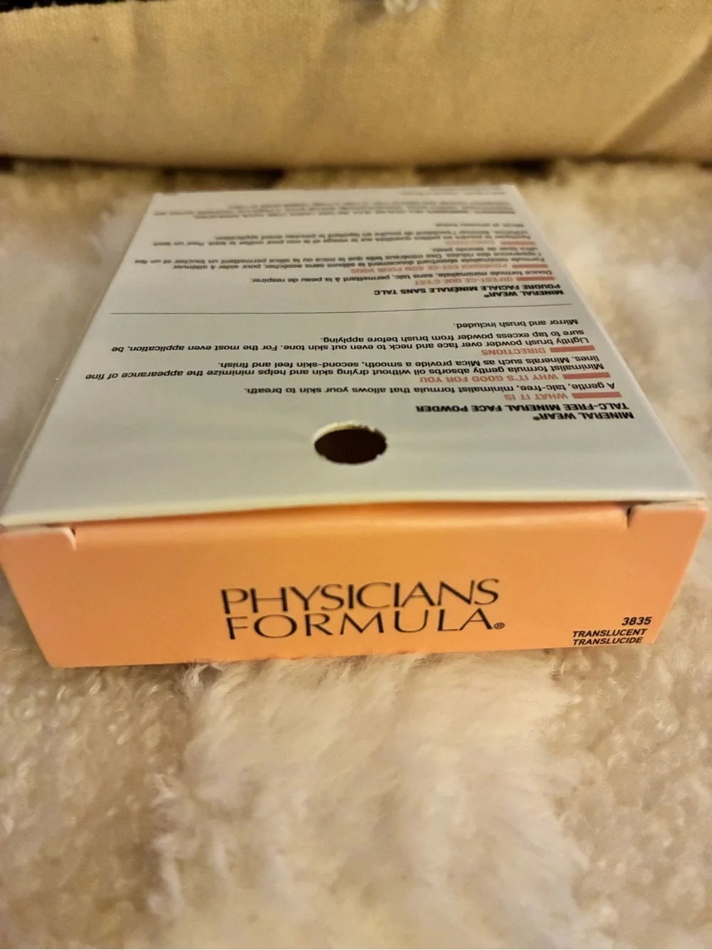 Physicians Formula Mineral Wear Translucent 3835 Talc-Free Face Powder, NEW $13